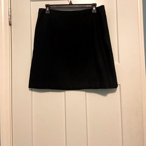 Navy a-line skirt